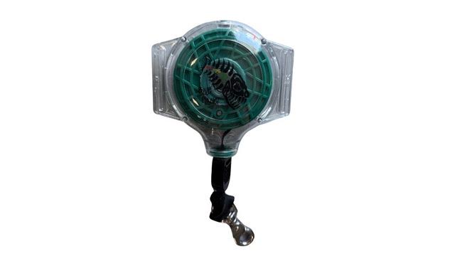 Retracting Leash with Waist Belt and long shock cord