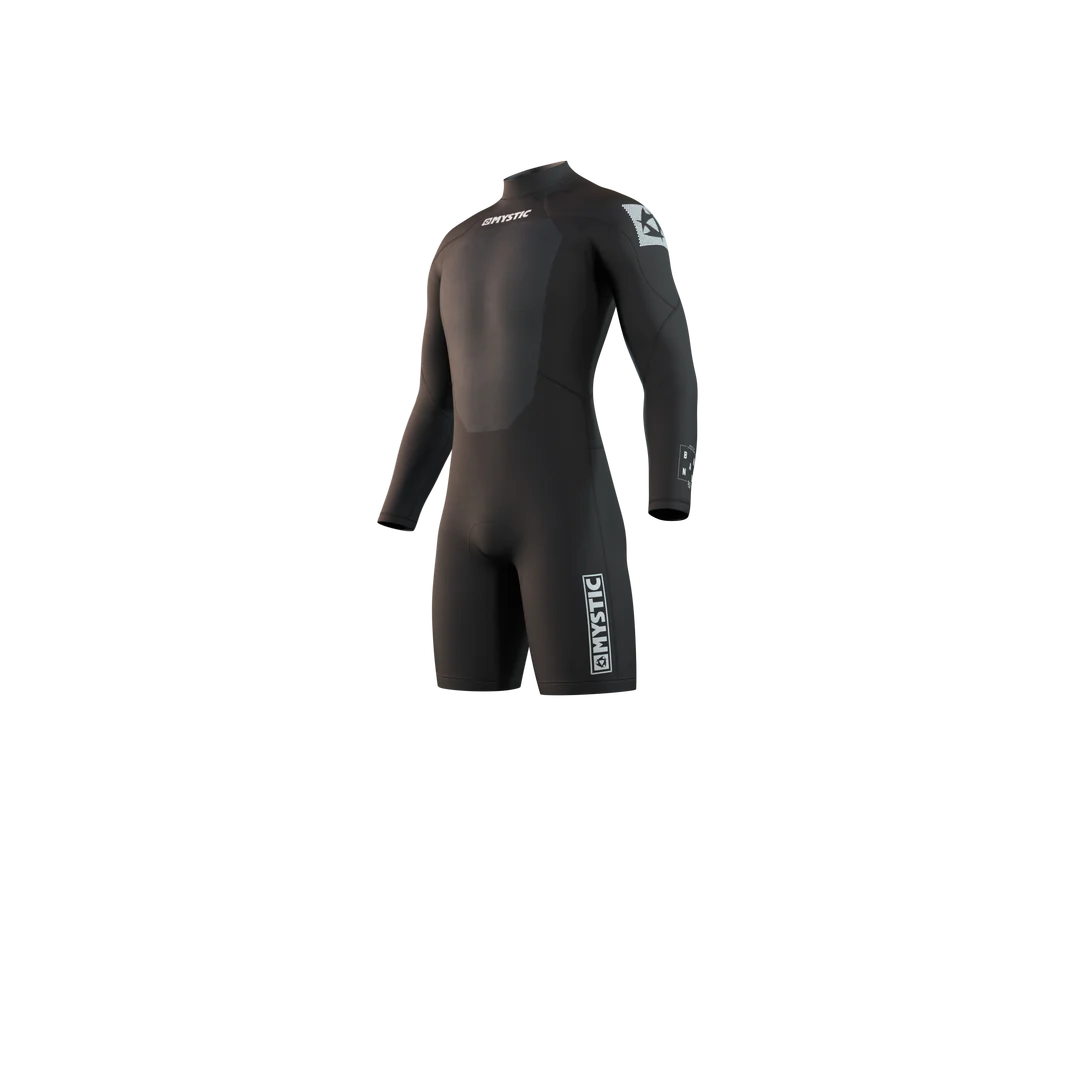 Mystic Brand long-arm Shorty 3/2mm Back zip wet suit