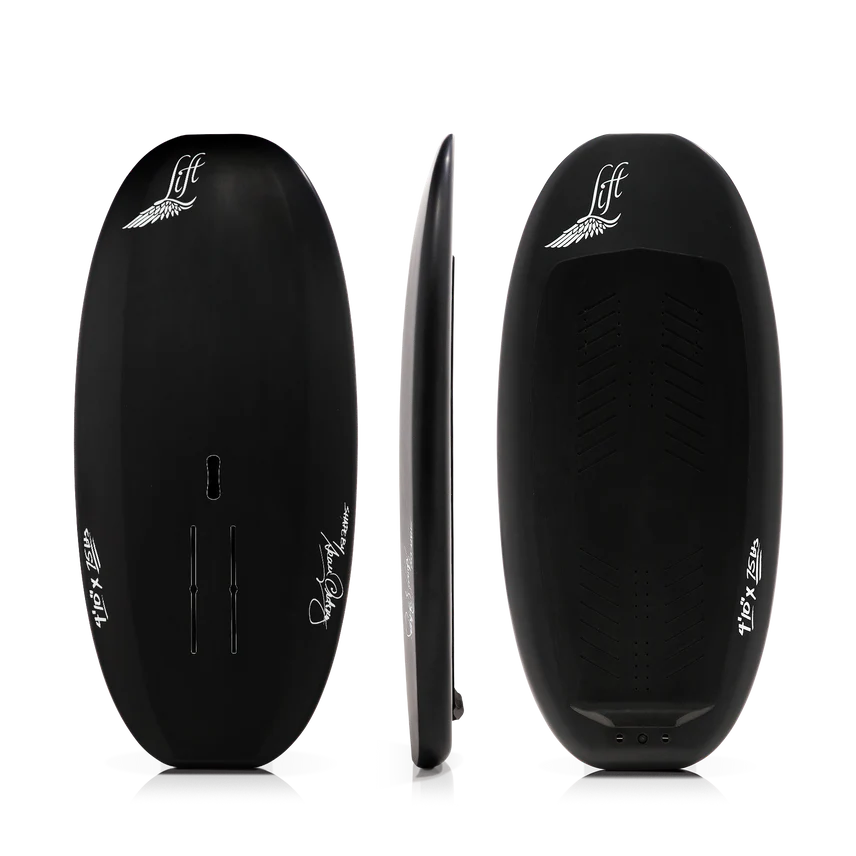 Lift 4'10 x 75 liter carbon-fiber surfboard for winging or prone foiling