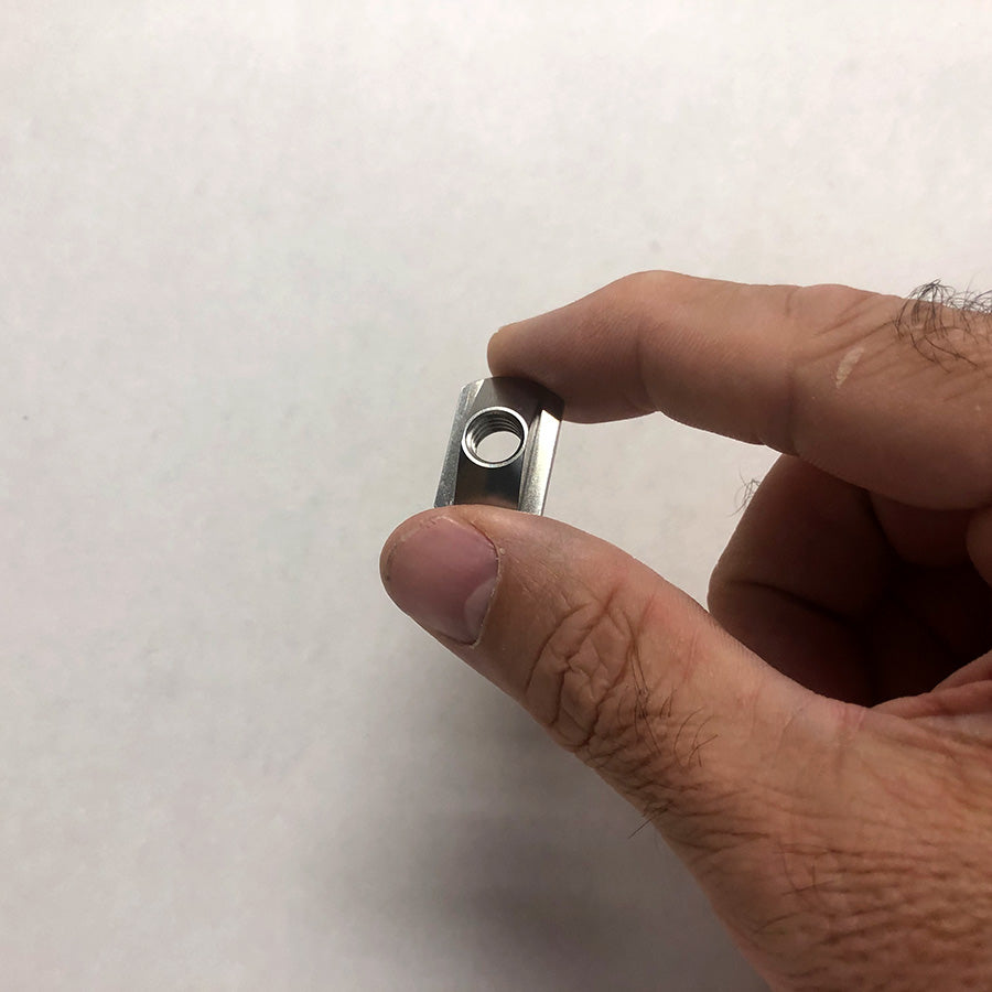 M8 Titanium Foil Drive Mounting Hardware with basic titanium track nuts