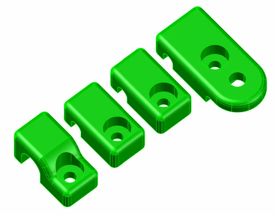 Lift Battery Hook, Antenna Wire and Water hose clips