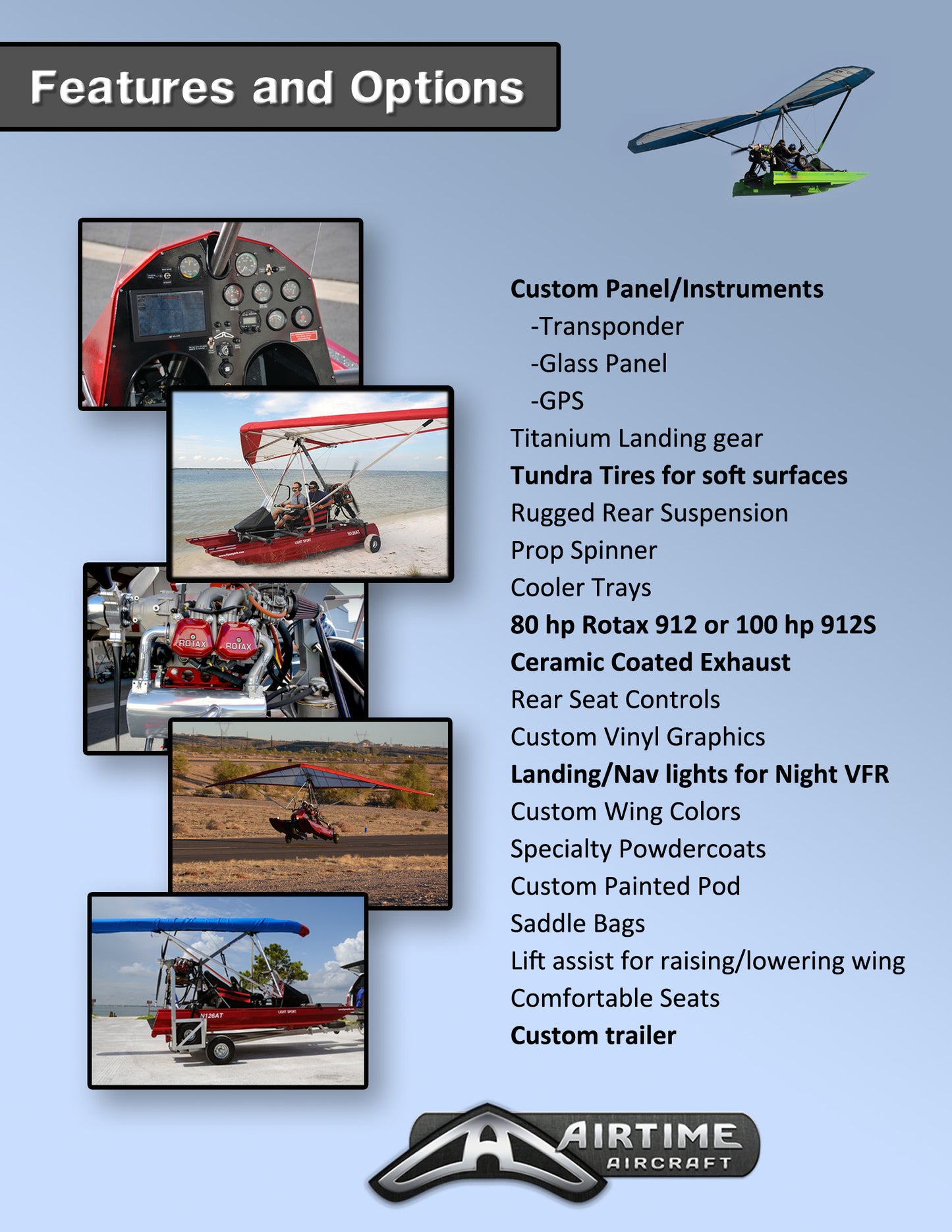 Airtime Aircraft Cygnet amphibious trike