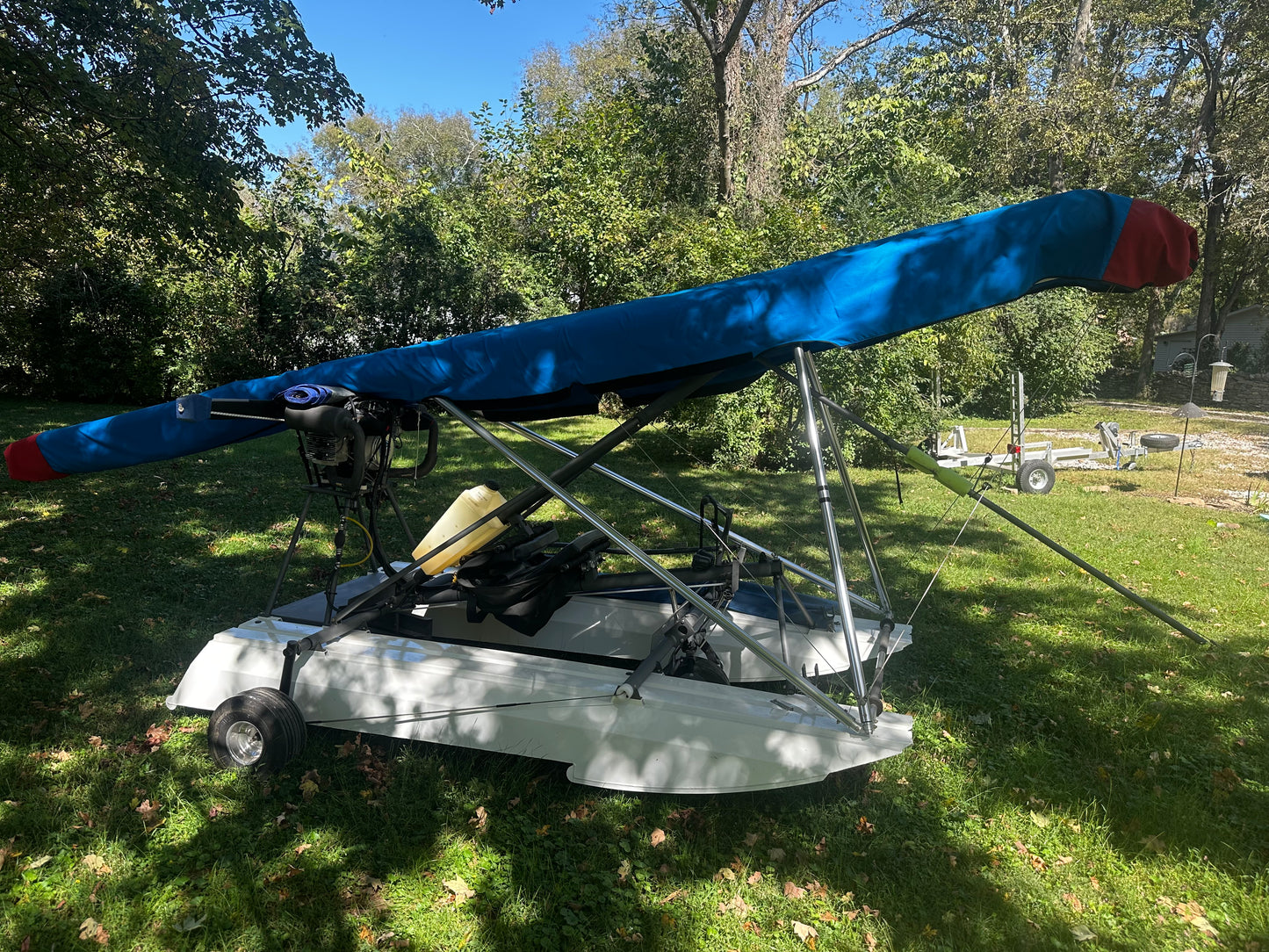 Airtime Aircraft Explorer single-seat amphibious trike USED, LIKE NEW, INCLUDES TRAILER