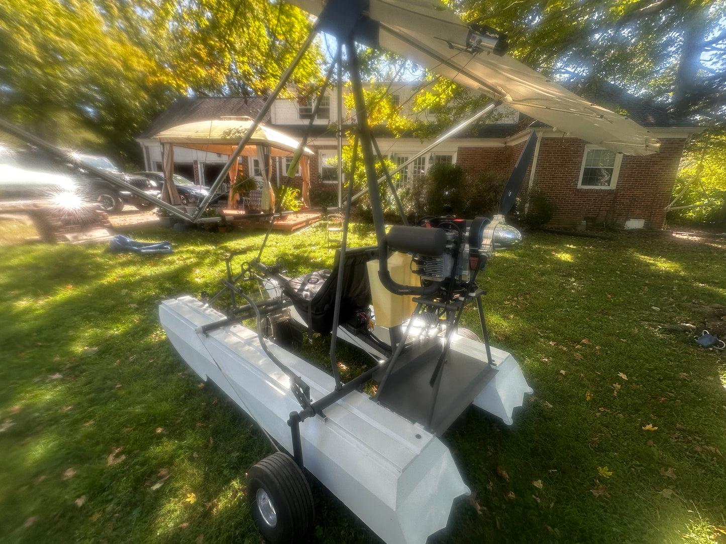 Airtime Aircraft Explorer single-seat amphibious trike USED, LIKE NEW, INCLUDES TRAILER