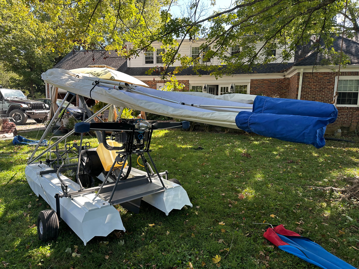 Airtime Aircraft Explorer single-seat amphibious trike USED, LIKE NEW, INCLUDES TRAILER