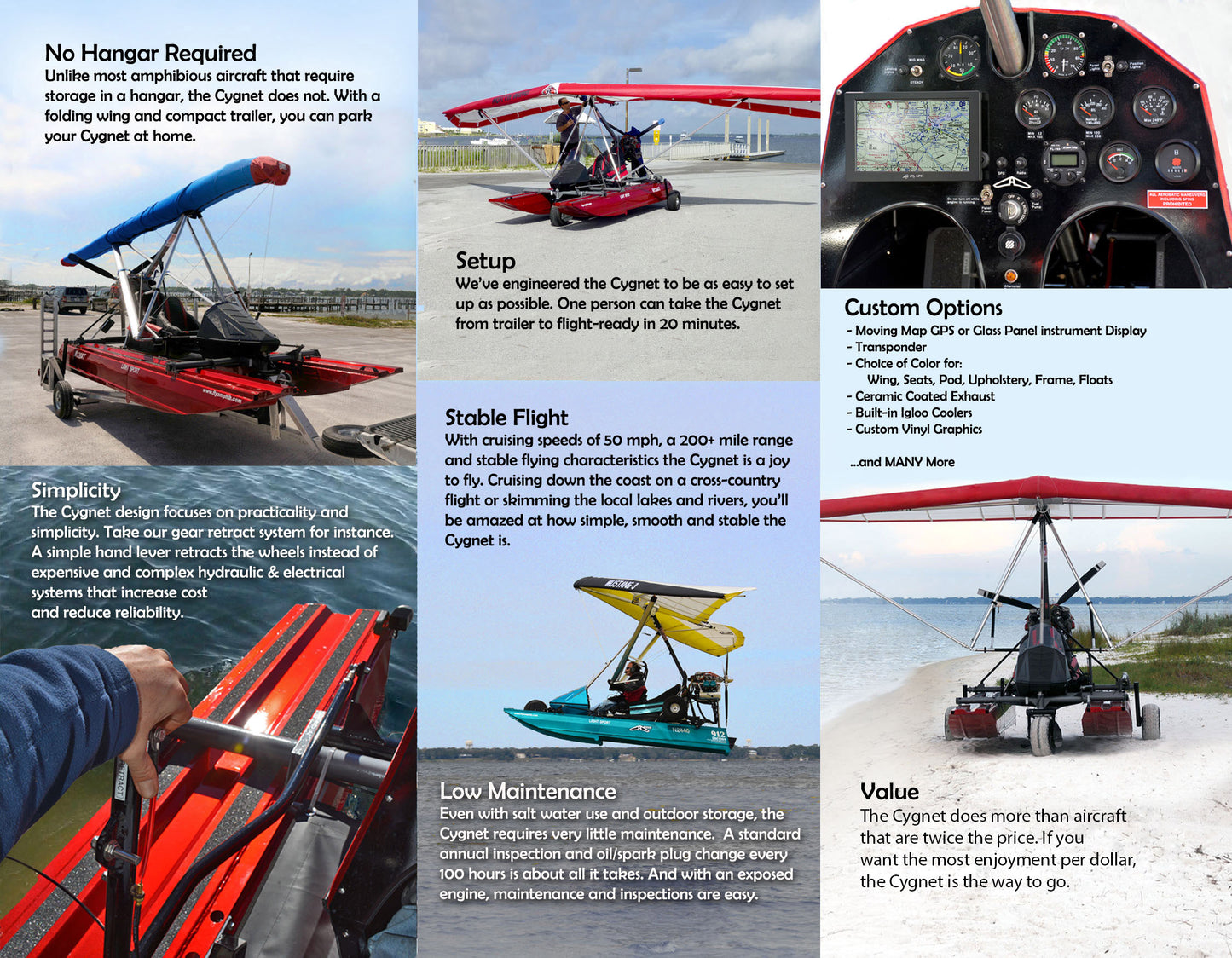 Airtime Aircraft Cygnet amphibious trike