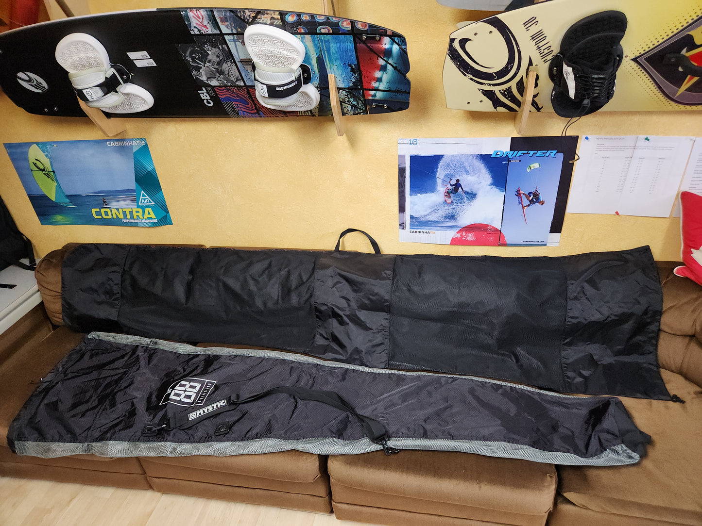 Cabrinha Kite Bag for leaving struts inflated