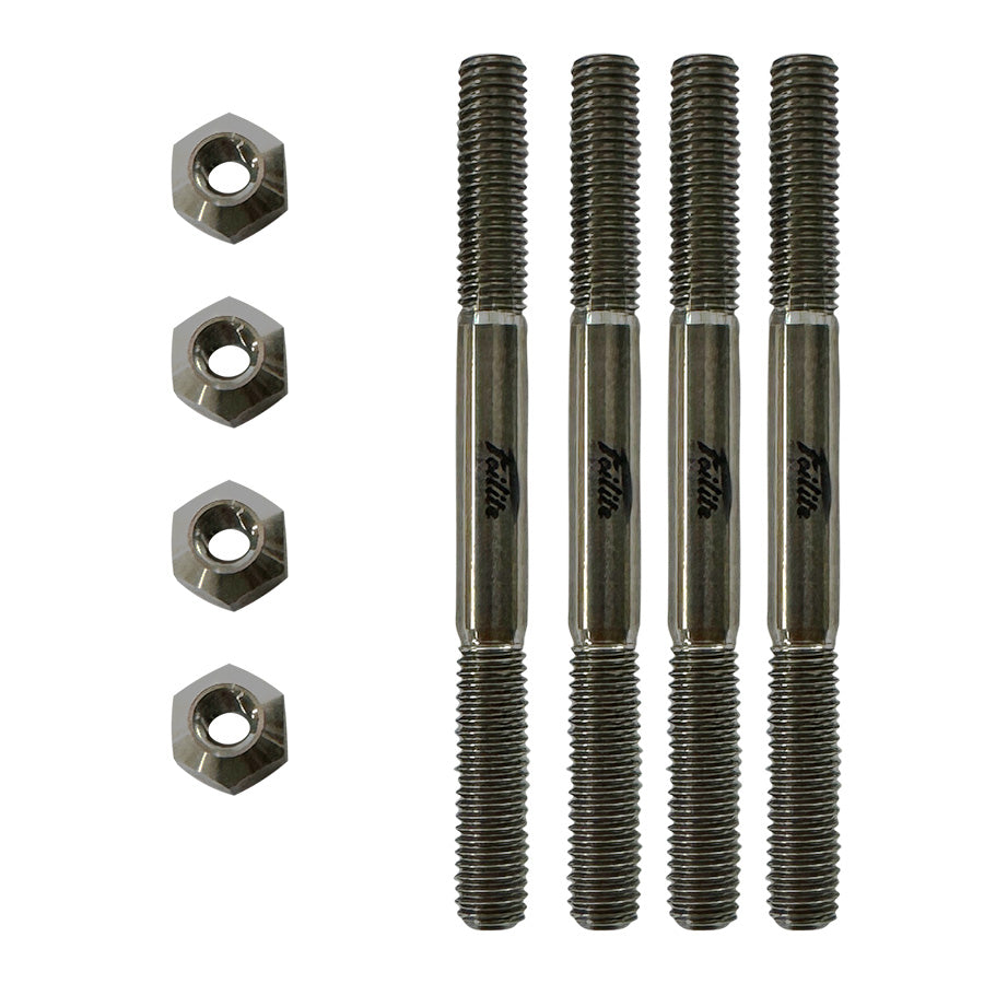 M8 Titanium Foil Drive Mounting Hardware with basic titanium track nuts