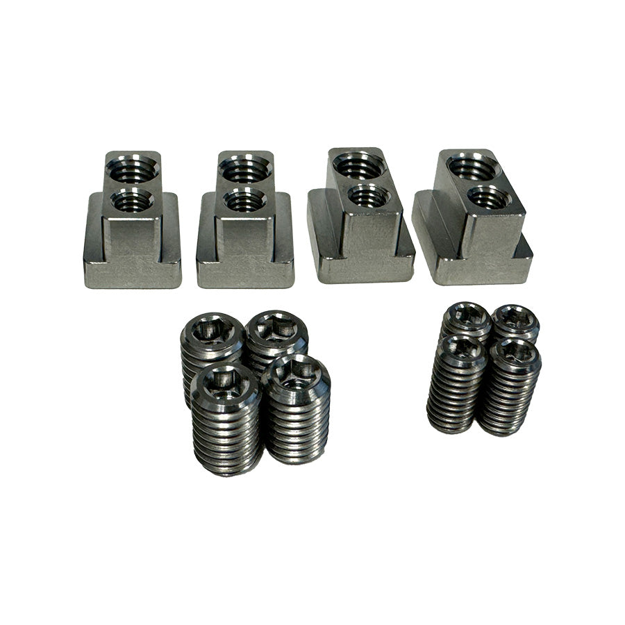 Titanium Hydrofoil Track Lock Universal Track Nut - Set of 4