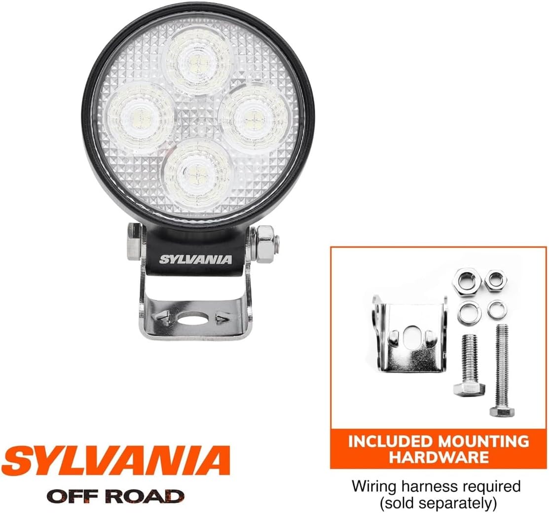 Cygnet Headlight 3" Round LED POD 3200 Lumens Super Far Spot