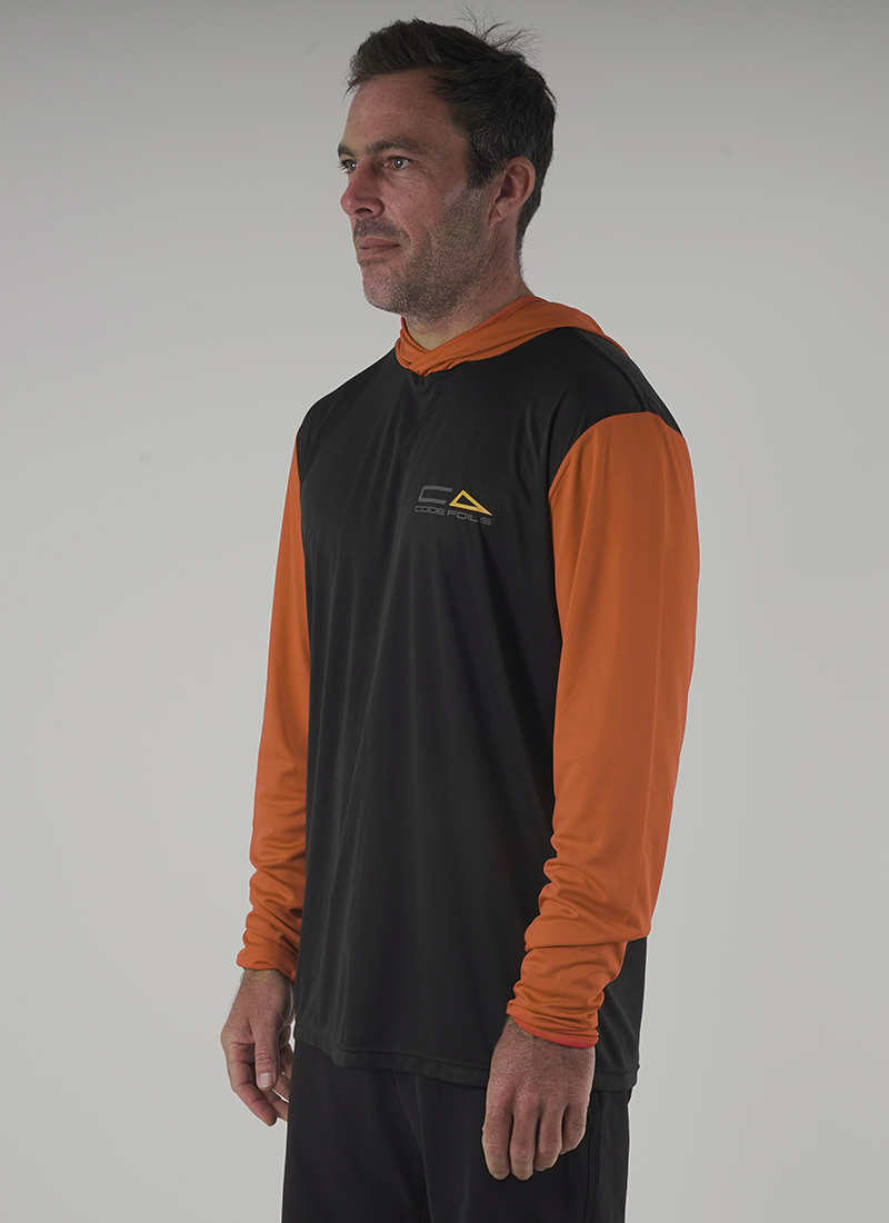 Code Foils Hooded Long Sleeve Sun Tee (Rashie/Rash guard)
