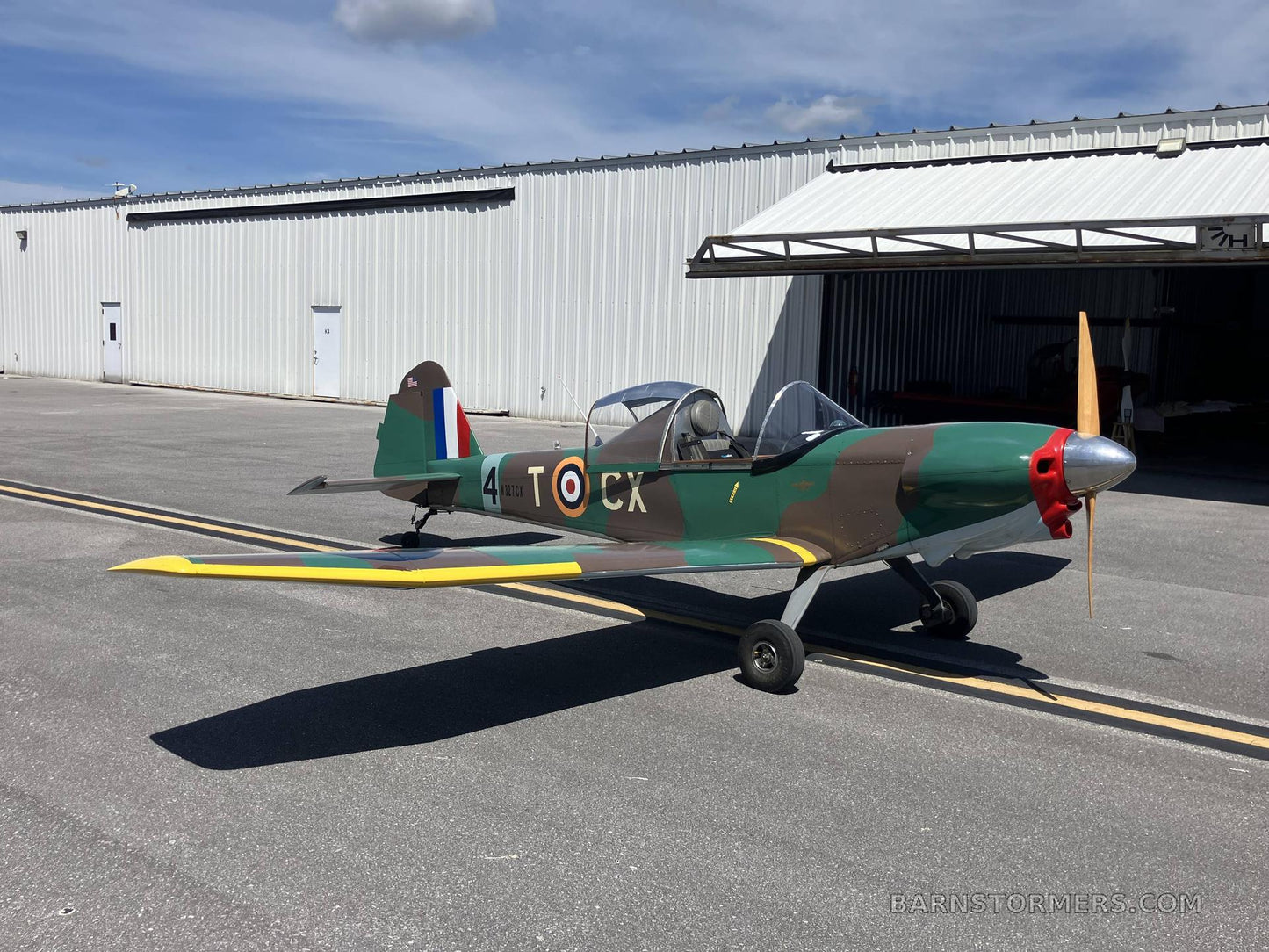 Thatcher CX4 at the hangar