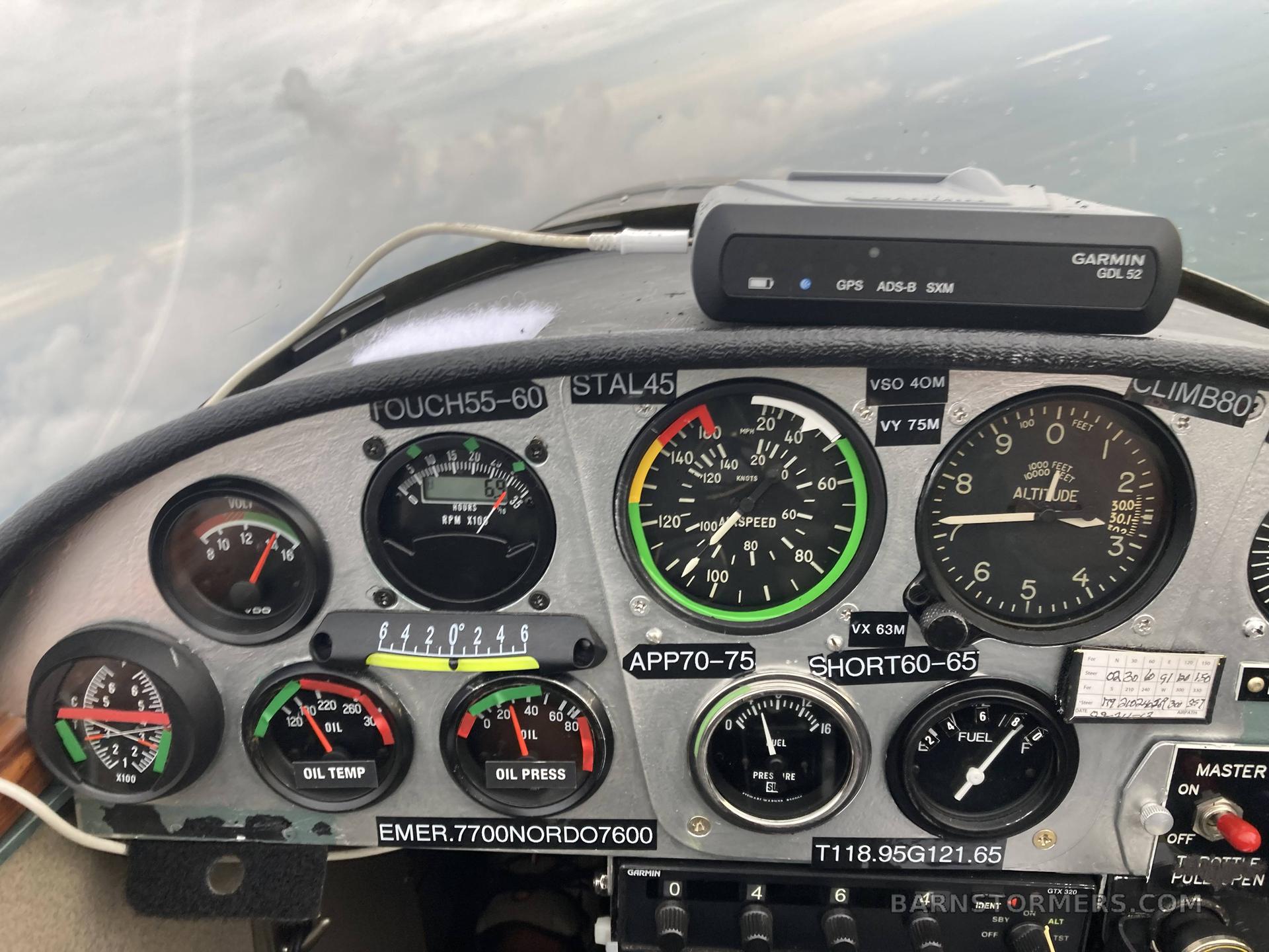 Thatcher CX4 instrument panel