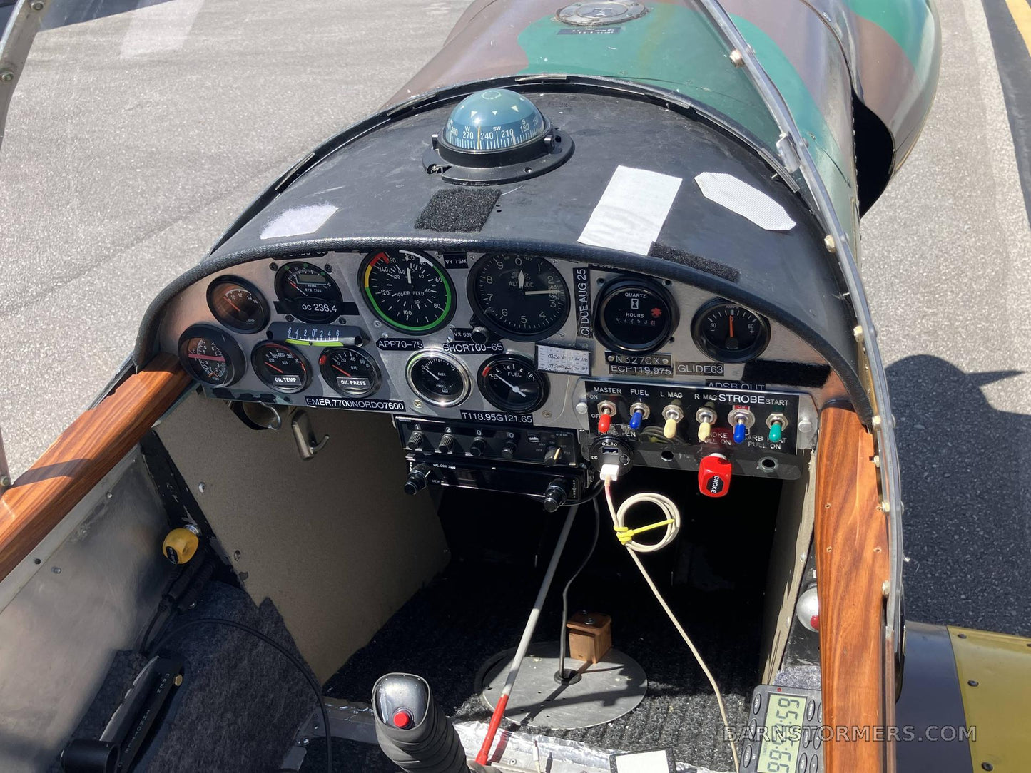 Thatcher CX4 cockpit