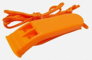 Emergency Survival Safety Whistle with lanyard
