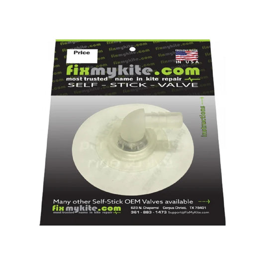 F-One 90 Degree One Pump Valve with adhesive patch