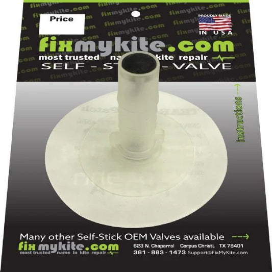 Naish octopus 1-pump valve with adhesive patch