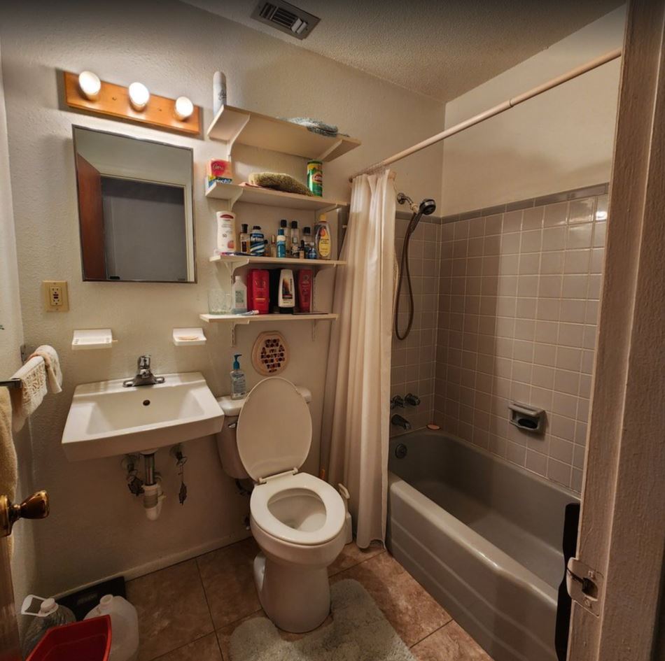 Room for rent.  A place to stay and sleep. Accommodations. Lodging. A roof over your head.