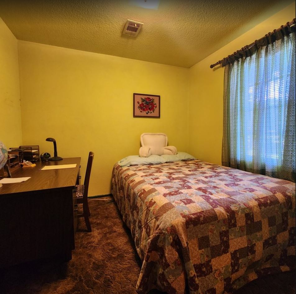 Room for rent.  A place to stay and sleep. Accommodations. Lodging. A roof over your head.