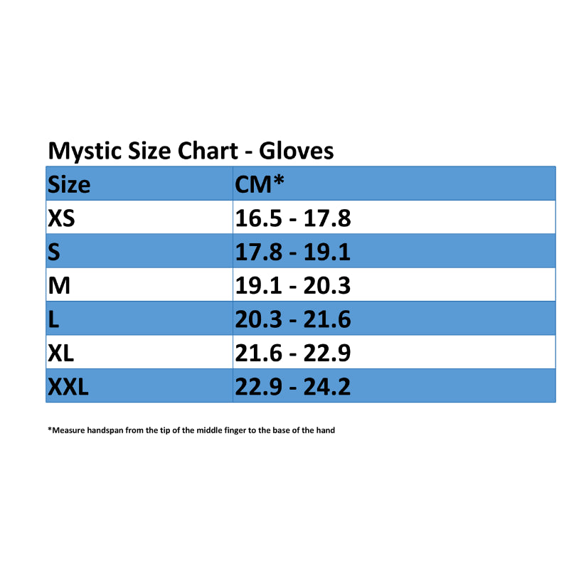 Mystic Star Glove, 3mm Open Palm